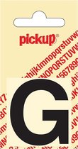 Pickup plakletter Helvetica 40 mm - zwart G