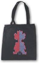 Anha'Lore Designs - Clown - Exclusieve handgemaakte tote bag- Zwart