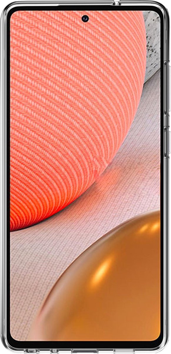 Azuri Samsung Galaxy A72 hoesje - Backcover - Transparant