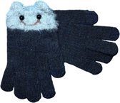 Handschoenen MIGNON voor kids (tot 8-9 j.) van BellaBelga - donkerblauw