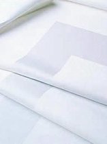 Volumevoordeel! Set van 12 Damasten Servetten Wit, De Witte Lietaer/ Sette de 12 Serviettes Cotton Damast de Witte Lietaer en Blanc, Lavage 90 Degrees