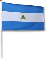 Vlag Nicaragua 150x225 cm.