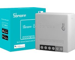 Sonoff | Mini R2 | Inbouw Smart WiFi Schakelaar | 10A / 2300W | Android & IOS | Werkt met Google Assistant | Google Nest & Alexa