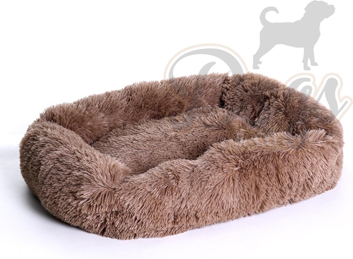 Varken spoor fabriek Dogs&Co Luxe Benchkussen - hondenmand - Fluffy Hondenmand - Heerlijk zacht  - 70x60cm... | bol.com