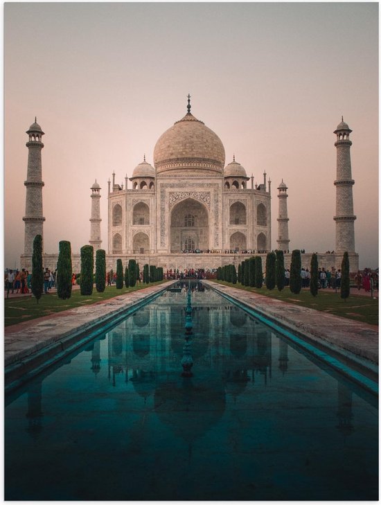 Poster – Moskee Taj Mahal  - 30x40cm Foto op Posterpapier