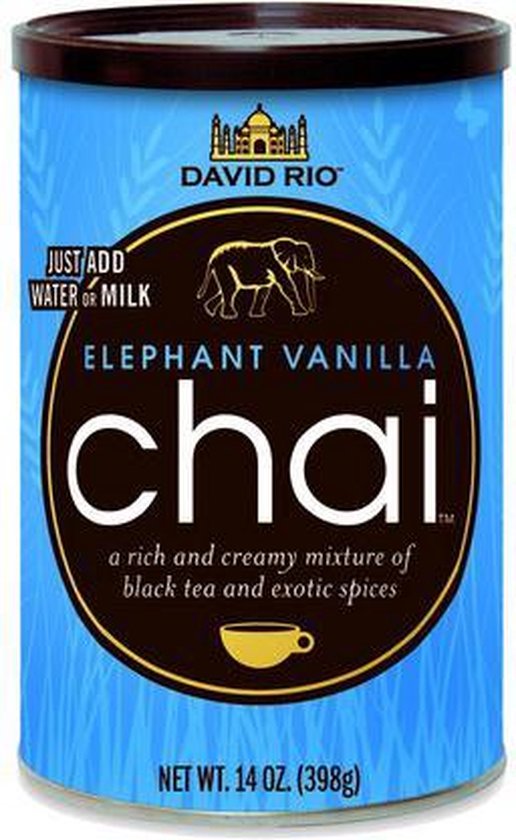 David Rio Chai latte - Elephant vanilla mix - originele Masala Chai