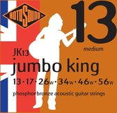 Snarenset akoestische gitaar Rotosound Jumbo King JK13