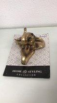 Decoratieve Olifantenkop - Goud | Homestyling Collection