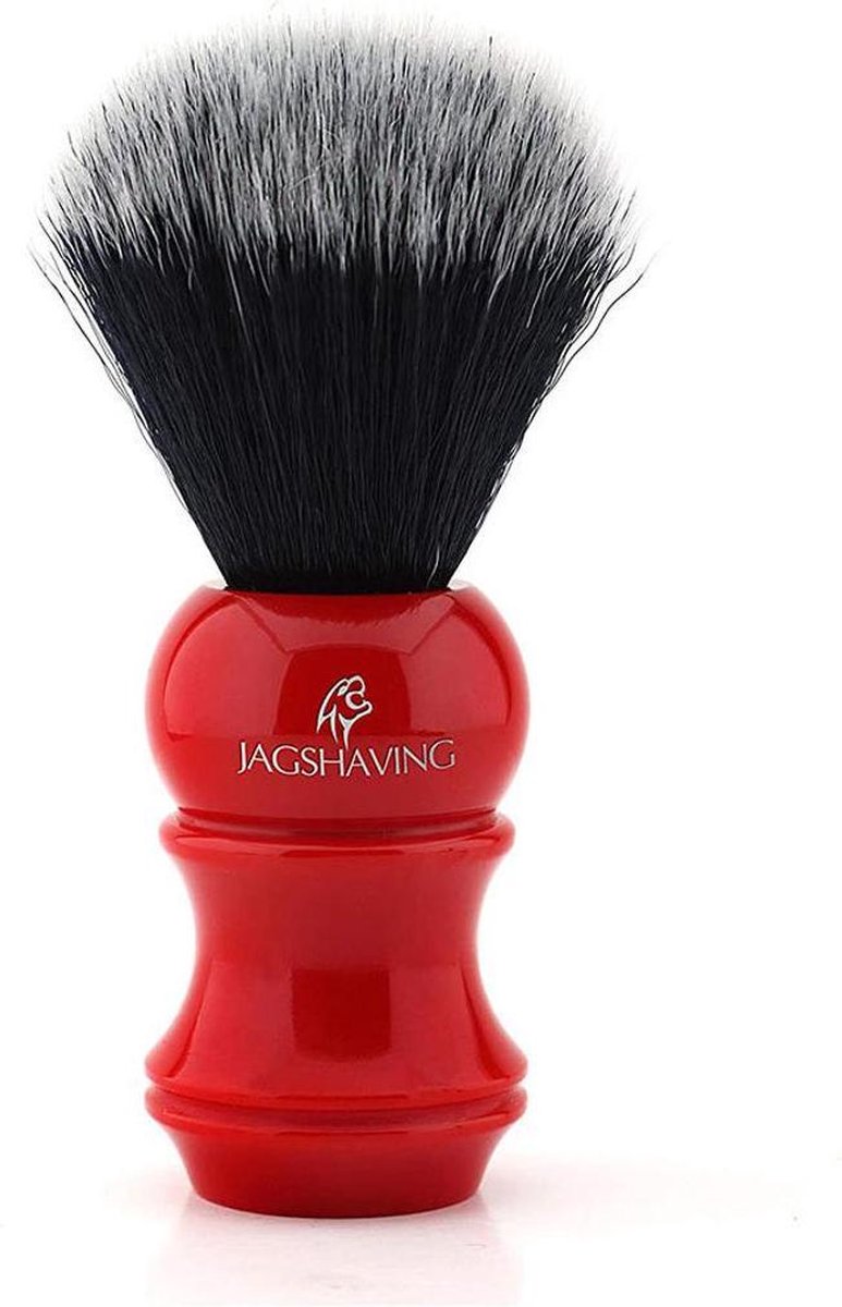 Goedkoopste Luxe scheerkwast in rood handvat en synthetische vezels, beste scheerkwast voor mannen Scheercadeau voor hem