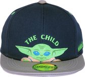 The Mandalorian Baby Yoda Kids Snapback Cap - Officiële Merchandise