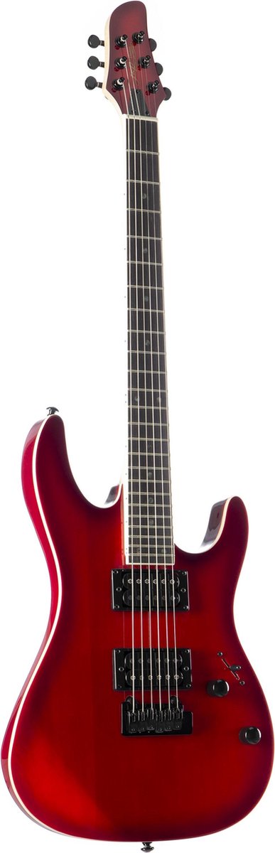 J & D 805 TRB Transparent rood Burst - Elektrische gitaar