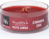 WoodWick cinnamon chai petite candle 2 stuks