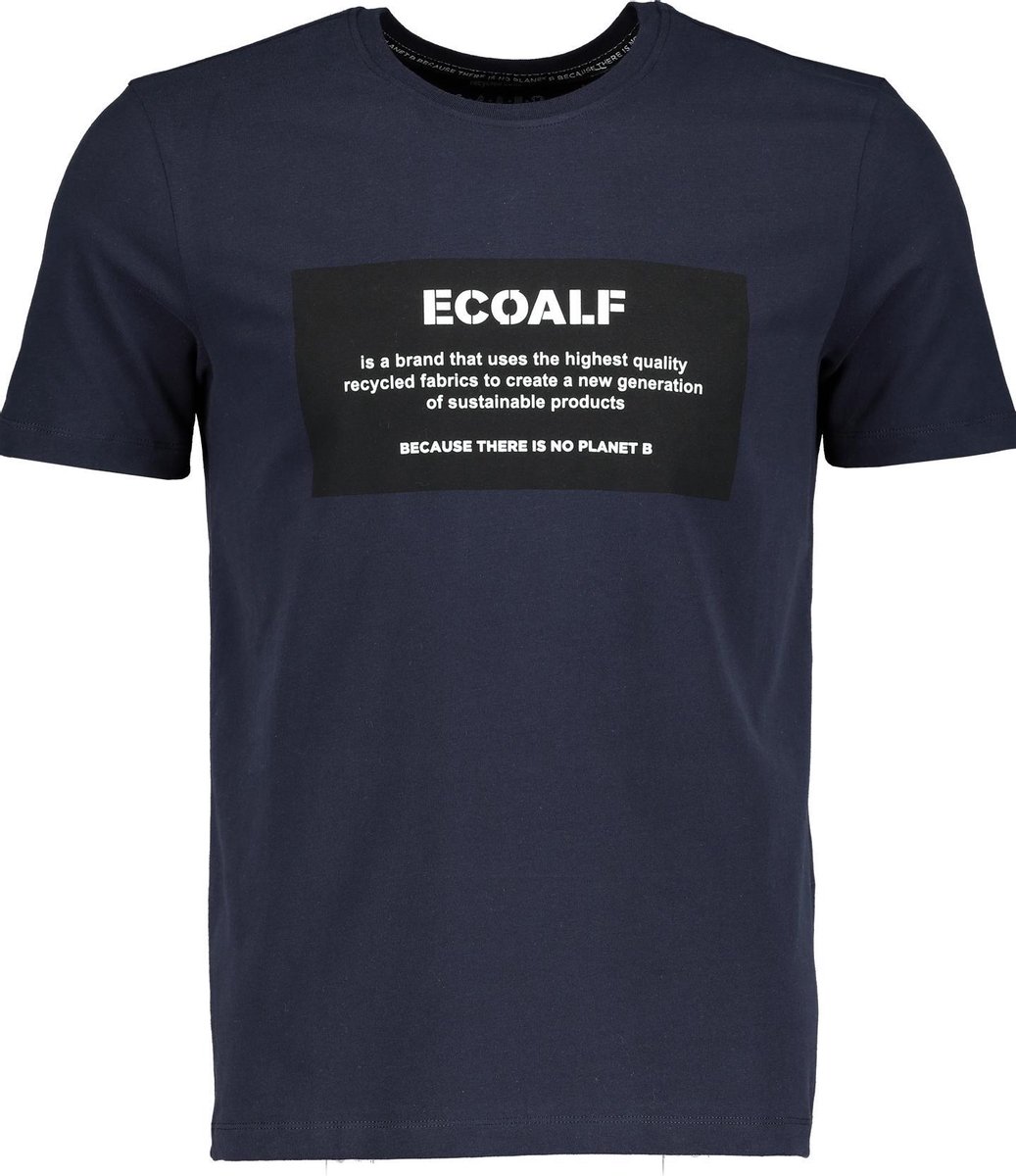 Ecoalf T-shirt - Modern Fit - Blauw - L