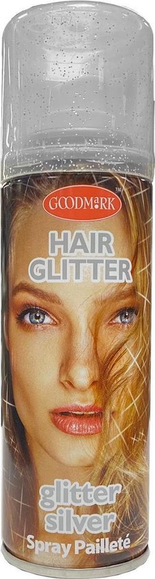 Glitter Haar Spray 125 ML - Zilver | bol.com