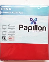 Papillon - Rideau de douche - PEVA - 180x200 cm - Rouge