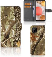 Beschermhoesje Geschikt voor Samsung Galaxy A42 5G Wallet Book Case Wildernis