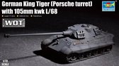 Trumpeter | 07161 | King Tiger (Porsche Turret) with kwk L/68 105mm gun | 1:72