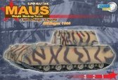 The 1:72 ModelKit of a Maus Super-Heavy Tank weight Mock-up Turret Camouflage Scheme Boblingen 1944.

Fully assembled model

The manufacturer of the kit is Dragon Armor.This ki