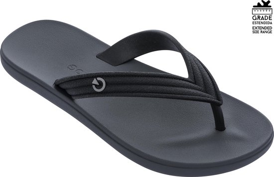 Cartago Porto Heren Slippers - Grey/black - Maat 41