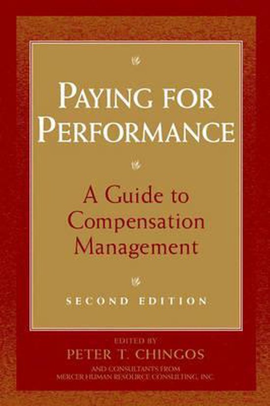 Paying for Performance - cover
