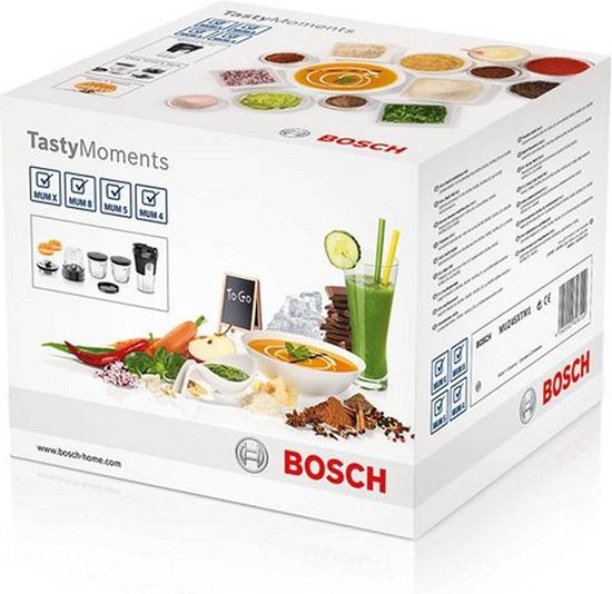 Bosch MUZ45XTM1 TastyMoments - Keukenmachine accessoire - Blender & chopper pakket - Zwart van Bosch — afbeelding 4