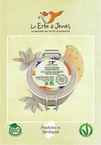 Le Erbe di Janas - haarmasker natuurlijk , biologisch met cactusvijg , saffraan , rozemarijn en munt - hydraterend - droog haar 125 ml