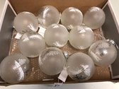 Kerstballen - 11 Stuks - Mat/Transparant -