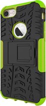 GadgetBay Shockproof bescherming hoesje iPhone 7 8 SE 2020 case - Groen