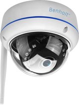 Benholt 9015MW - HD WiFi  Beveiligingscamera Indoor - 2MP - Metaal - Waterproof