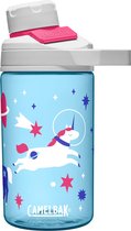 CamelBak Chute Mag Kids - Drinkfles - 400 ml - Blauw (Space Unicorns)