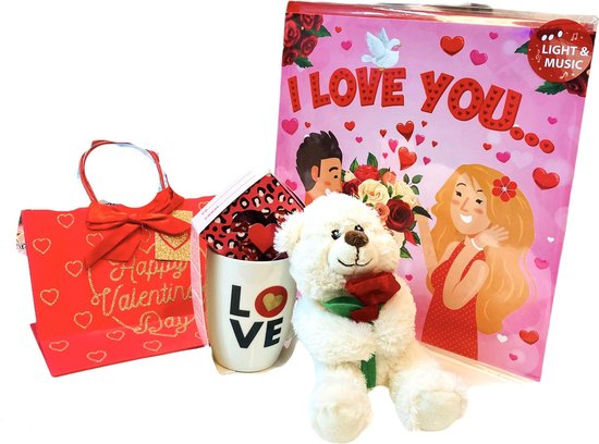 consensus Implementeren Ga terug Valentijnscadeau + Valentijnskaart met geluid | Valentijnsdag cadeau |  Valentijn... | bol.com
