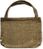 Lu-De | Mombag Bouclè gemeleerd geel - Luiertas