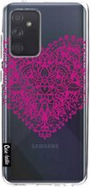 Casetastic Samsung Galaxy A52 (2021) 5G / Galaxy A52 (2021) 4G Hoesje - Softcover Hoesje met Design - Doodle Heart Print