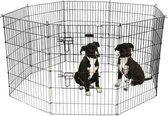 EFLO® Octagon Puppyren met Deur - Hondenren - 57x78CM