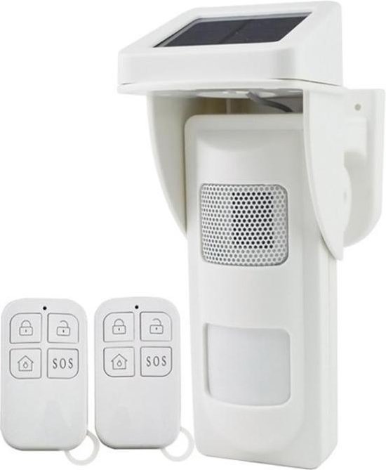 Zonne-energie IP65 Waterdichte 110dB Luid Solar Al... - Vicedeal