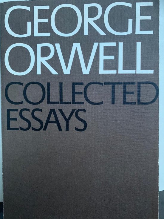 collected essays of george orwell