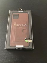 puloka iPhone 11 Pro Max card bag genuine leather hoes - Bruin