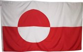 Trasal - vlag Groenland - groenlandse vlag - 150x90cm