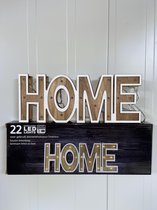 Houten letterlamp - Home (Interieur)