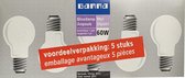 5 stuks gloeilampen 60W E27 normale fitting mat wit 675lm