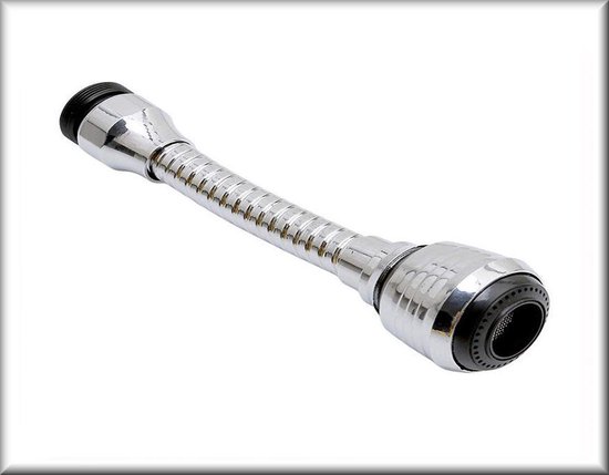 2 stuks kraanverlenging roestvrij staal 1/2 inch x 20 mm, 1/2 IG x 1/2 AG, roestvrij staal G1/2 inch schroefdraadfitting, DN15 schroefdraadverlenging, aansluiting verlenging voor drinkwater en