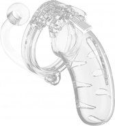 Cage with Plug 11 - Transparent - Chastity Device - transparent - Discreet verpakt en bezorgd