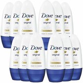 Dove Original Déodorant Roller - 6 x 50 ml - Value pack - 12 X 50 ML