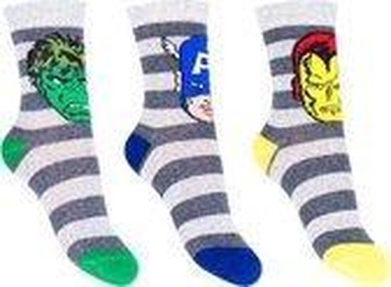 The Avengers - sokken - 3 paar - maat 31-34