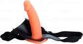 Ultra Soft Strap On Dildo - 18 cm - Flesh - Strap On Dildos - flesh - Discreet verpakt en bezorgd