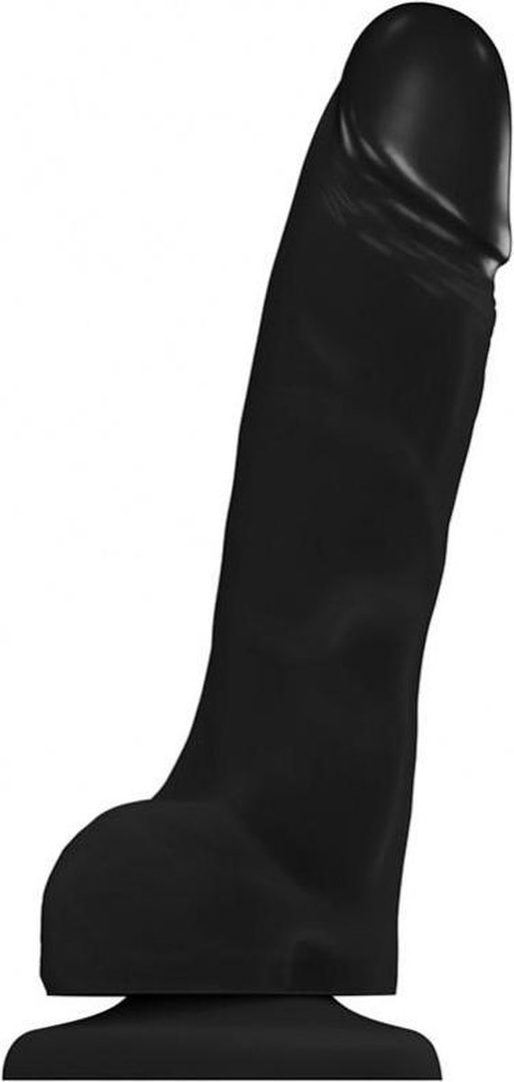 Goedkoopste Strap-On-Me - Soft Realistic - Dildo met Zuignap - Zwart - Maat S