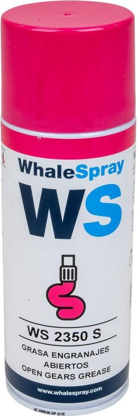 WhaleSpray Vet Voor Tandwielen WS 2350 S 400 Ml Bol WhaleSpray Vet Voor Tandwielen WS 2350 S 400 Ml Bol