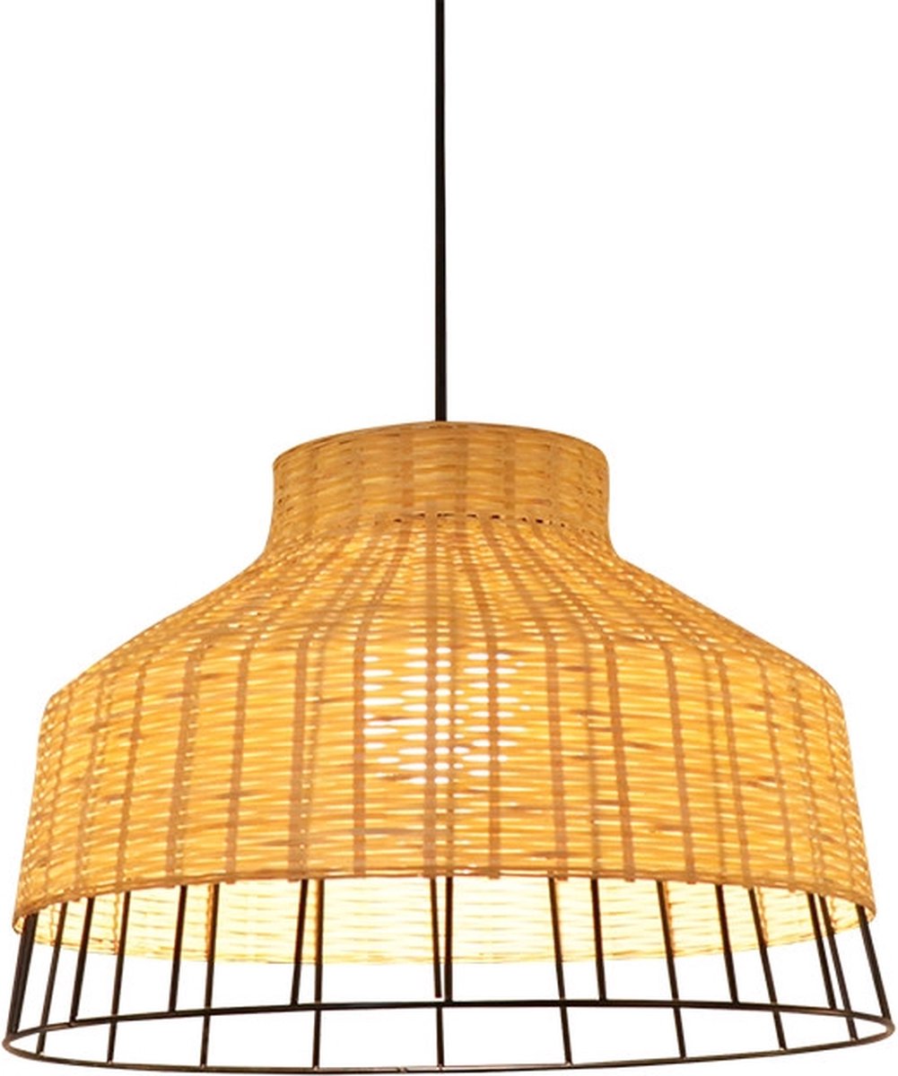Fine Asianliving Bamboe Industrieel Hanglamp Handgemaakt - Trinity D40xH28cm
