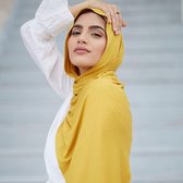 IRSA Scarfs Hoofddoek GEEL- Hijab - Sjaal - Hoofddoek - Turban - Jersey Scarf - Sjawl - hoofddoek - Islam - Dames hoofddoek