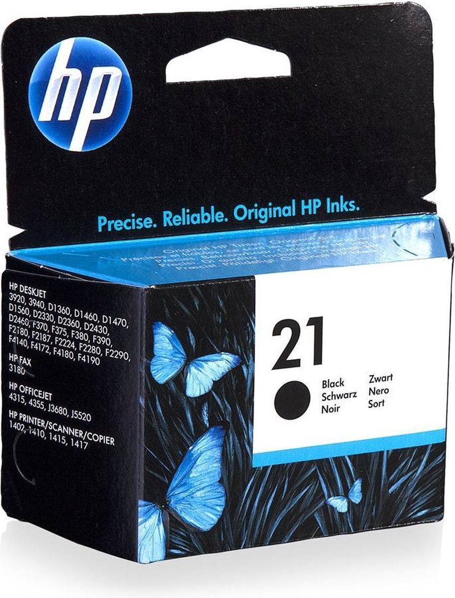 Inktcartridge HP C9351A 21 zwart | bol.com